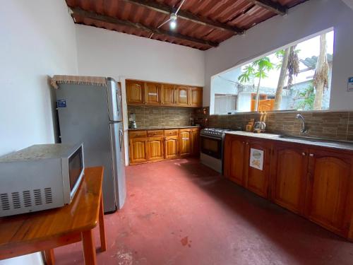 keuken, Hostal Vista al Mar in Galapagos