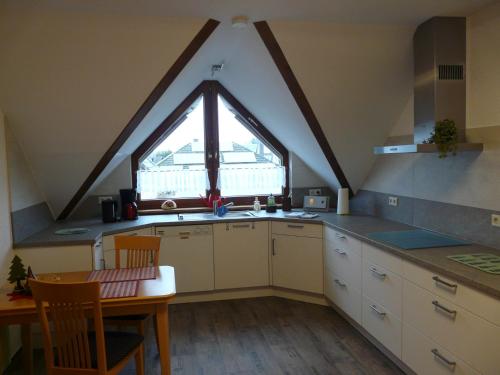 Kitchen, Ferienwohnung Udo und Stefani Laux in Berg