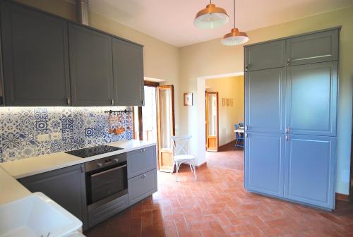 Konyha, Chianti, Toscane: villa avec vue in Lucolena
