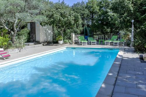 Maison d'une chambre avec piscine partagee terrasse amenagee et wifi a Pougnadoresse - Location saisonnière - Pougnadoresse