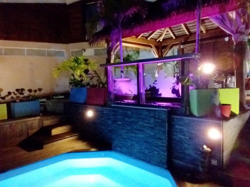 View, Villa de 3 chambres avec piscine privee jardin clos et wifi a Sainte Anne a 6 km de la plage in Berard