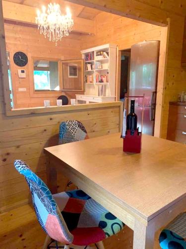 2 bedrooms chalet with sauna enclosed garden and wifi at Castell'Arquato