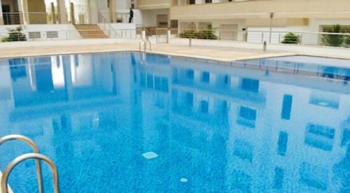 View, One bedroom appartement with shared pool furnished garden and wifi at Agadir 5 km away from the beac in Al Mohammadi