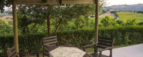 Spacious villa in Montecarotto with mountain view and pool