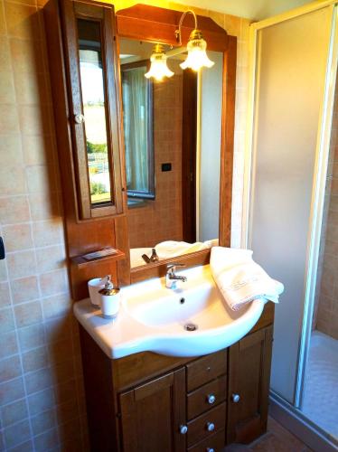 Spacious villa in Montecarotto with mountain view and pool