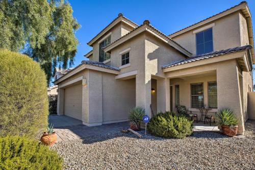 Sunny San Tan Valley Home with Grill on Golf Course!