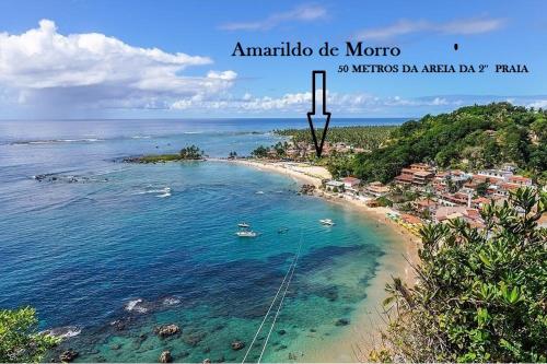Apto com sacada em Morro de Sao Paulo A 50 Mts da 2''praia