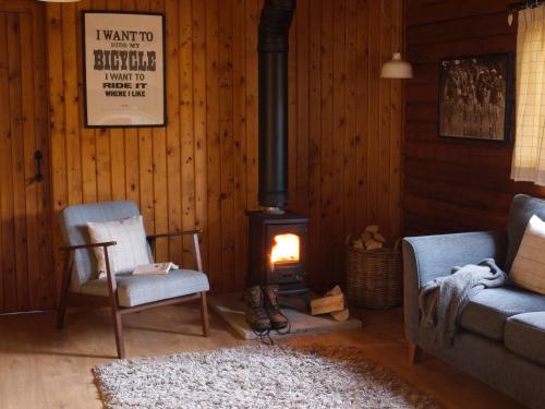 Hillside Log cabin, Ardoch Lodge, Strathyre - Accommodation