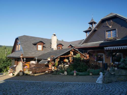 Utvendig, Penzion Obora in Prostredni Becva