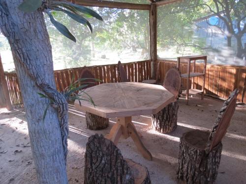 Restaurant, Cabanas Calakmul in Conhuas