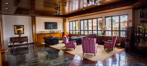 Koplietošanas atpūtas telpa ar TV, Hotel Marques in Araras (Sao Paulo)