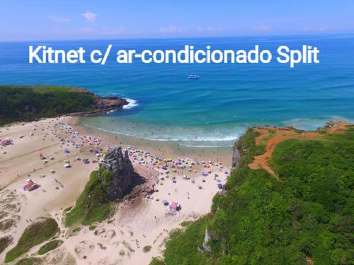 KITNET S1 em TORRES-RS - OTIMO CUSTO BENEFICIO na mais bela praia Gaucha - Cozinha - Banheiro - Ar c