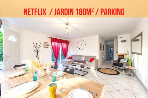 Résidence BSM-Colomiers I Maison+studio I Jardin 180m² I Parking privé I Toulouse à 15 min gîte à louer Colomiers