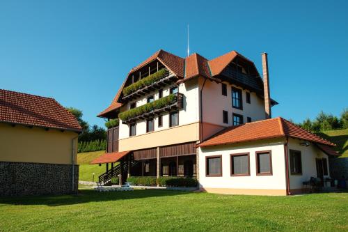 Фасада на хотела, VILLA GHERMAN in Salciua