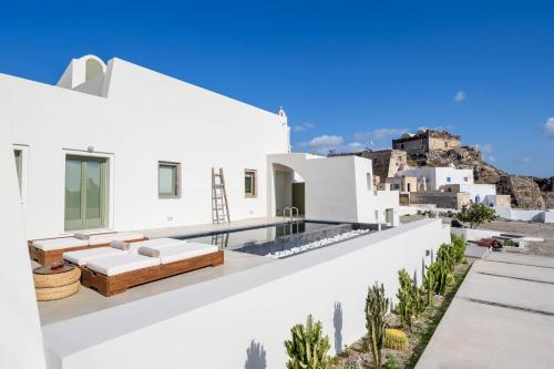 مسبح, VILLA DI CAPO - Santorini Old Winery Luxury Villas in أكروتيري