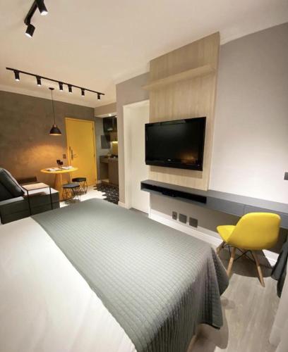 Studio moderno - Jardins: Cama Queen, Ar e Garagem, São Paulo (fotografie 8)