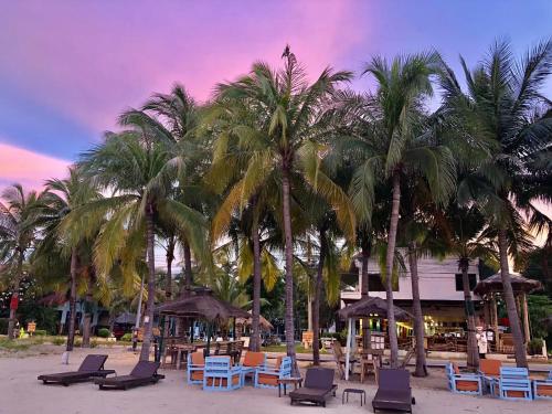 Beach, Dolphin Bay Beach Resort in Prachuap Khiri Khan