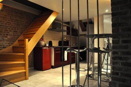 ห้องครัว, Appartement Studio Tournai in ทัวร์เน