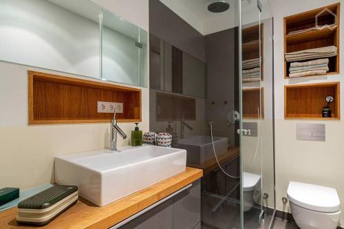 Bathroom, Alster 36 - Exklusives City Apartment in Uhlenhorst
