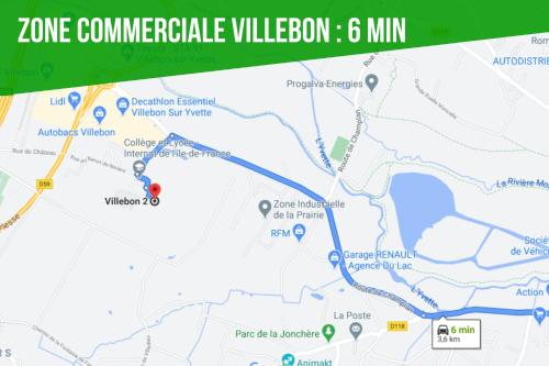 L1 - Green and cosy flat close Paris - WIFI in شيلي-مازارين