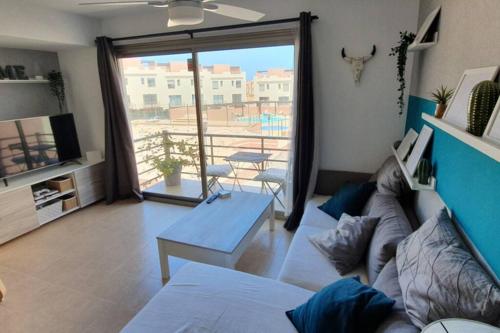 Duplex Quiet complex Caleta de Fuste BIGSwiming pool WIFI
