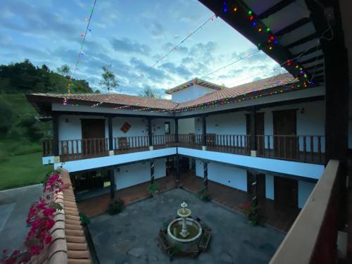 Balcony/terrace, Hotel Campestre El Porton de Los Jeroglificos in Boyacá