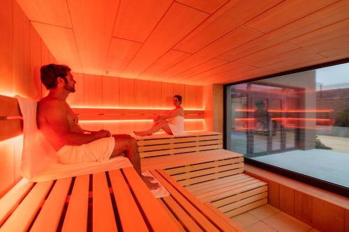 Sauna, PAPA RHEIN - Hotel & Spa in Bingen am Rhein