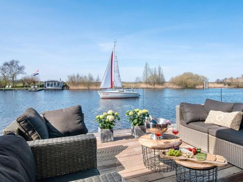 Very spacious 8-person holiday home in Friesland with three bedrooms