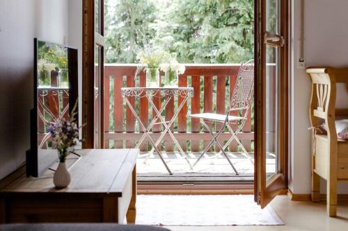 4-Zimmer-Ferienwohnung Waldblümle (4-Zimmer-Ferienwohnung Waldblumle) in 多伯爾