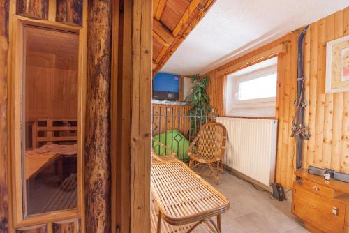 Сауна, House Rogla Jurgovo a Skiin Skiout Riverside in Мазірьє