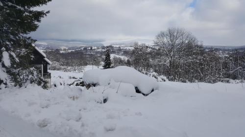 View, Le Puy d'Ance in Cros (Auvergne)