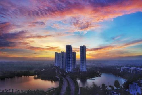 THOC ECOPARK Blue home-1220 with Golf course view