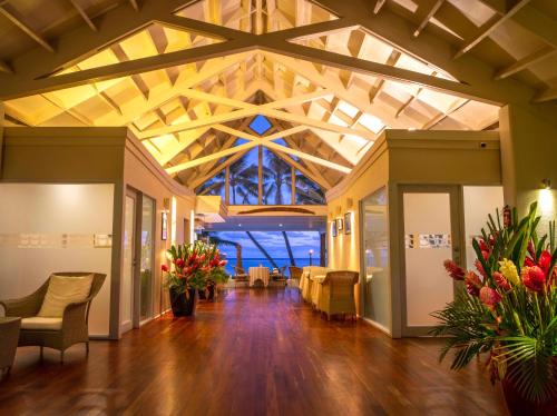Αίθουσα υποδοχής, Little Polynesian Resort in Τιτικαβεκα