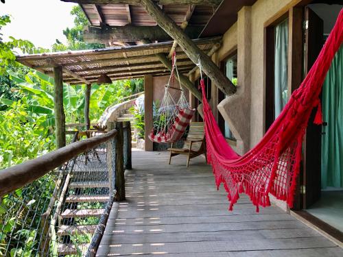 Erkély/terasz, Casinha romantica frente para o mar in Praia de Taubate