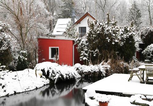 HAUS MIT KUNST ZWISCHEN WALD UND SEE, Lipsko (fotografie 5)
