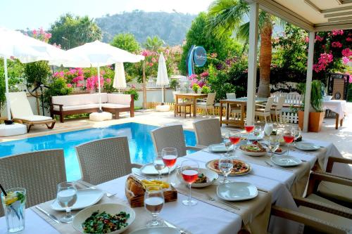 餐廳, 達利安埃根漢精品酒店 (Egehan Butik Otel Dalyan) in 基德爾