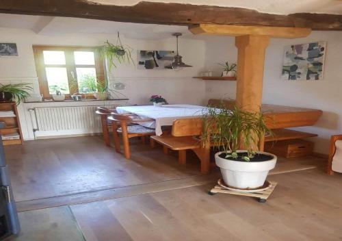 Ältestes Haus in Quentel - Ferienwohnung 1 mit kleinem Garten