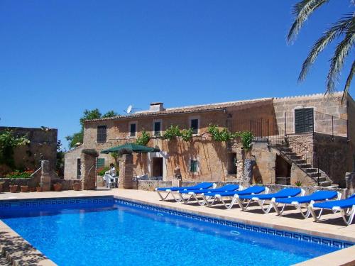  Beautiful rustic Mallorcan house with private pool near Cas Concos in Caʼs Concos