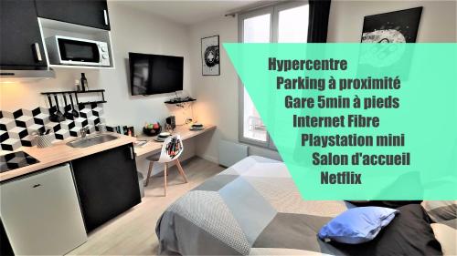 Home&Work 101 - HYPERCENTRE - Parking à proximité - Location saisonnière - Niort