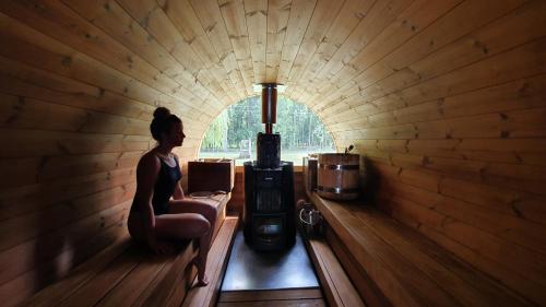 Szauna, Les Bulles de la Maison du Rocher in Noisy-sur-Ecole