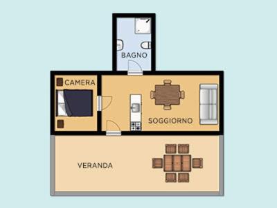 1 queen bed, 1 sofa bed