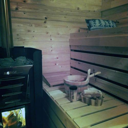 Sauna, Villa Schwarbylon in Altenkirchen (Rugen)