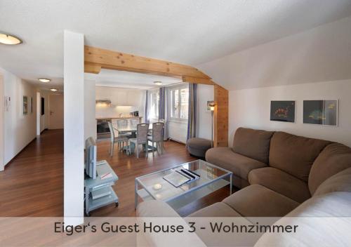 Three-Bedroom Apartment - Attic - Chalet Eiger