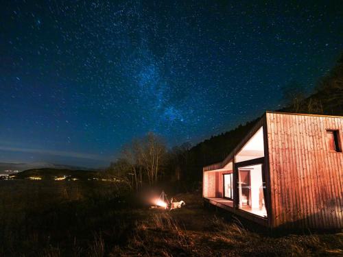 Funkis-cabin in Herand with fantastic fjordview