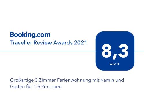 Létesítmények, Großartige 3 Zimmer Ferienwohnung mit Kamin und Garten für 1-6 Personen (Großartige 3 Zimmer Ferienwohnung mit Kamin und Garten fur 1-6 Personen) in Kaufbeuren