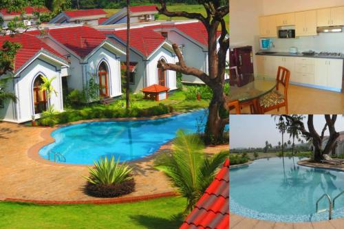Tranquil 1 BHK Apartment With Pool View Balcony