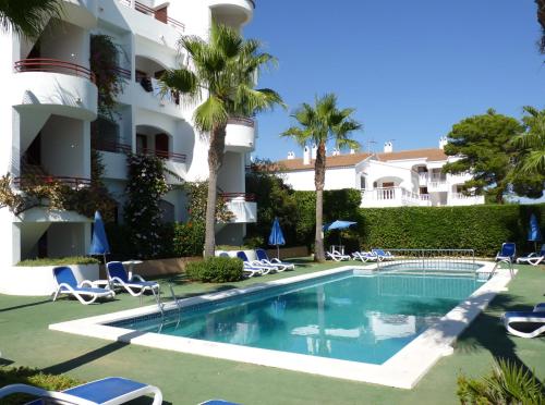 Swimming pool, Sagitario Vista Playa I Apartamentos in Menorca