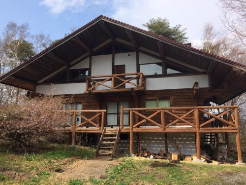 Nagano, log house