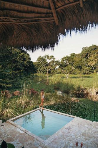 Swimming pool, El Valle Lodge in Samana