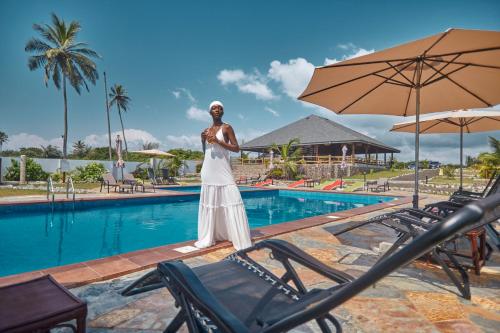 Uitzicht, Lemon Beach Resort in Elmina